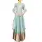 Cadet Blue Dupioni Raw Silk Designer Readymade Lehenga Choli Online | FH434268899