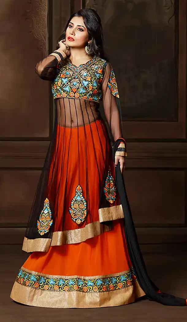 Black Georgette Pakistani Salwar Kameez Collection | FH434969009