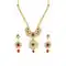 Maroon,Gold Color Stones Work Imitation Fashion Jewelry Necklaces Set | FH441369688