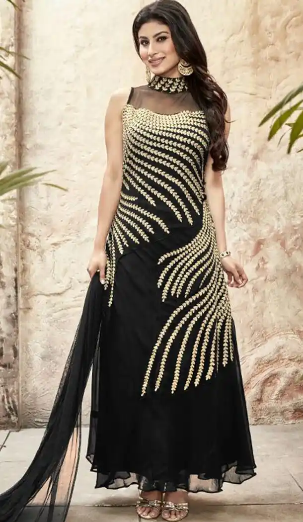Latest Style Party Wear Stitched Churidar Suits in Georgette with Dupatta | FH443969994