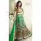 Chrome Green Color Net A Line Lehenga Bridal Lehenga Choli | FH455871329
