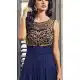 Abhaya Style  Navy Blue Color Georgette Anarkali Churidar Suit with Dupatta | FH459871819