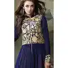 Blue Color Georgette Anarkali Churidar Suit with Dupatta | FH459871820