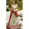 Dove Color Net A Line Style Stitched Lehenga Choli | FH463072234