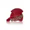Crimson Color Velvet Indian Wedding Turban For Man | FH464872465