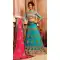 Dark Turquoise Color Net A Line Style Lehenga Choli | FH467872796
