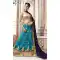 Aqua Blue Color Net Circular Style Designer Lehenga Choli | FH468072818