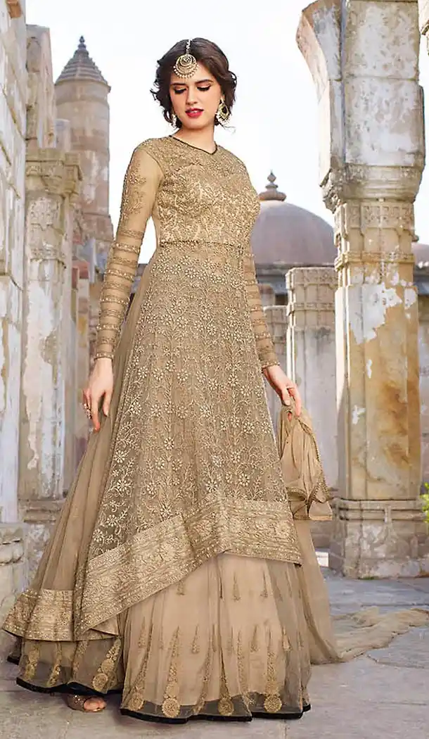 Black Color Silk Designer Wear Salwar Kameez | FH470973096