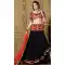Black Color Net A Line Style Designer Lehenga Choli | FH479173983