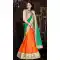 Deep Orange Color Silk A Line Style Party Wear Lehenga Choli | FH479374007