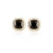American Diamond Black,Gold Color Brass Fashion Earring | FH486874857