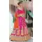 Deep Pink Color Net A Line Style Party Wear Lehenga Choli | FH489875252