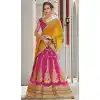 Deep Pink Color Net A Line Style Party Wear Lehenga Choli | FH489875259