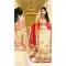 Circular Style Beige Color Net Designer Wear Lehenga Choli | FH495875973