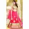 Deep Pink Color Net Circular Style Designer Wear Lehenga Choli | FH495875974