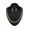 Green,Maroon Color American Diamond Work Artificial Jewellery Necklaces Set | FH500676599
