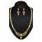 Gold Color American Diamond Work Artificial Necklaces Set | FH500976625