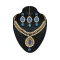 Blue,Gold Color American Diamond Work Artificial Necklaces Set | FH500976626