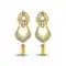 Gold Color American Diamond Artificial Chandelier Earring | FH502576794