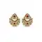 Red,Gold Color American Diamond Stone Artificial Chandelier Earring | FH502776817