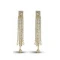 White Gold Color American Diamond Fashion Ear Thread Earring | FH503076846