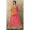 Deep Pink Color Georgette,Gota Silk Sangeet Wear Lehenga Choli | FH506877268