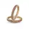 Brass Fabric Pink Color American Diamond Work Traditional Fashion Bangle | FH508077403