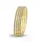 Brass Fabric White Gold Color American Diamond Work Traditional Fashion Bangle | FH508077406
