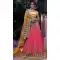 Deep Pink Color Net Circular Style Wedding Lehenga Choli | FH508277418