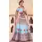 Blue Color Silk Circular Style Designer Wear Lehenga Choli | FH509477611
