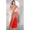 Designer Style Wedding Bridel Saree in Parrot Green Color Net | FH515778478