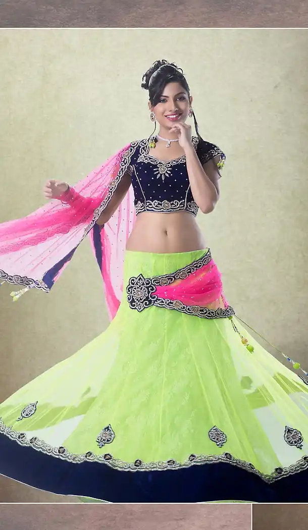 Designer Style Bridel Wedding Saree in Net Mint Green Color | FH515878442