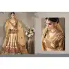 Pure Silk Beige Color Sangeet Mehndi Wear Lehenga Choli | FH521879142