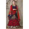 Pure Silk Navy Blue Color Sangeet Mehndi Wear Lehenga Choli | FH521879144