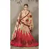 Net Beige Color Sangeet Mehndi Wear Lehenga Choli | FH521879147