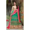 Emerald Color Net Embroidered Traditional Wear Lehenga Choli | FH523879328