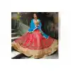 Deep Pink Color Net Embroidered Traditional Wear Lehenga Choli | FH523879332