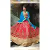 Deep Pink Color Net Embroidered Traditional Wear Lehenga Choli | FH523879332
