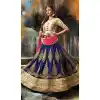 Orange Color Net Embroidered Traditional Wear Lehenga Choli | FH523879334