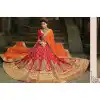 Crimson Color Silk A Line Style Traditional Lehenga Choli | FH524079354