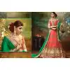Orange Color Net Circular Style Crystals Stones Traditional Lehenga Choli FH524279377
