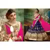 Deep Blue Color Net Circular Style Crystals Stones Traditional Lehenga Choli FH524279379