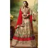 Beige Color Net Circular Style Crystals Stones Traditional Lehenga Choli FH524279380