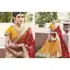 Butter Scotch Color Net Circular Style Bridal Designer Lehenga Choli | FH529079973