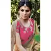 Deep Pink Color Net Circular Style Bridal Designer Lehenga Choli | FH529079975