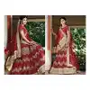 Red Color Net Circular Style Bridal Designer Lehenga Choli | FH529079979