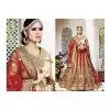 Red Color Net Circular Style Bridal Designer Lehenga Choli | FH529079985