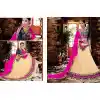 Beige Color Georgette Circular Style Occasional Wear Lehenga Choli | FH529780048