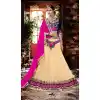 Beige Color Georgette Circular Style Occasional Wear Lehenga Choli | FH529780048