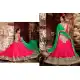 Deep Pink Color Georgette Circular Style Occasional Wear Lehenga Choli | FH529780053